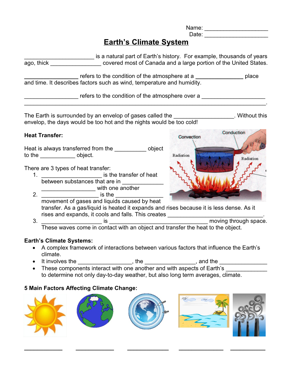 Earth S Climate System