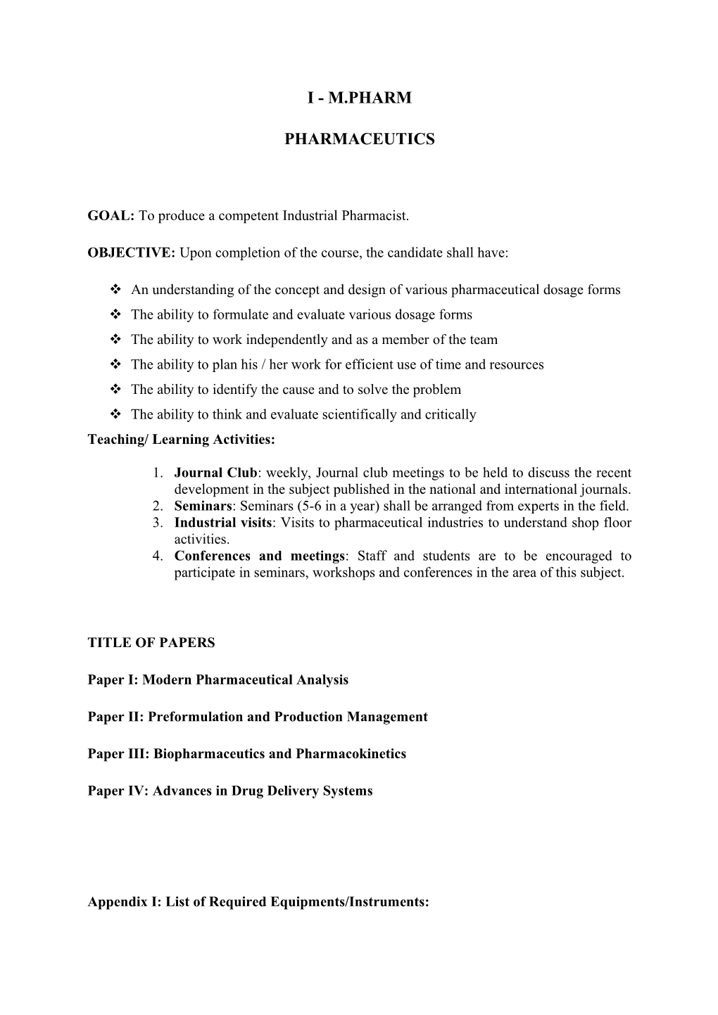 Proposed Syllabus by Syllabus Revision Committee