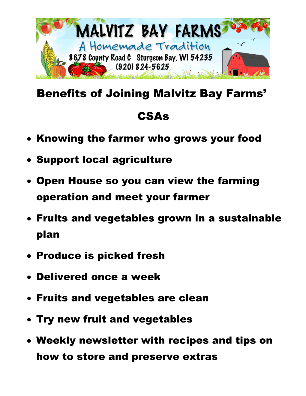 Benefits of Joiningmalvitz Bay Farms