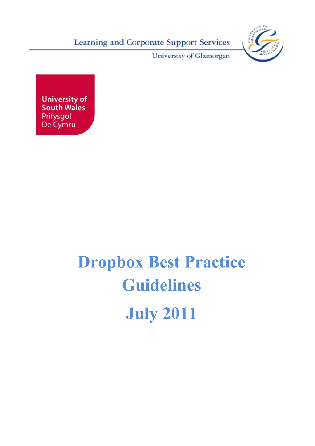 Dropbox Best Practice Guidelines