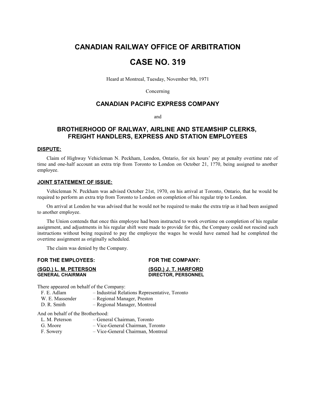Canadian Railway Office of Arbitration s1