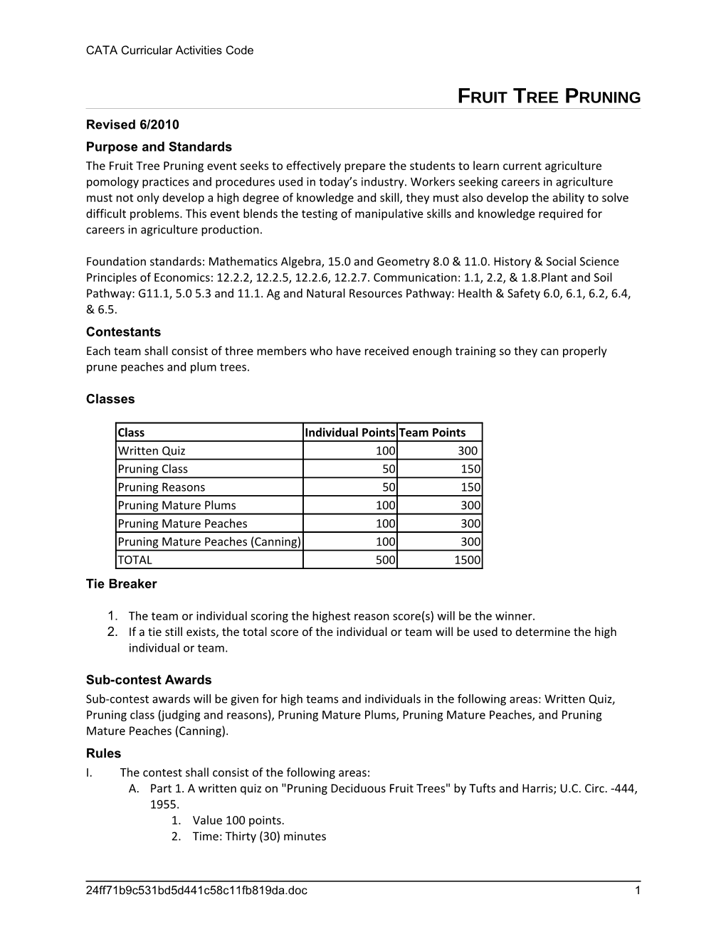 Fruit Tree Pruning