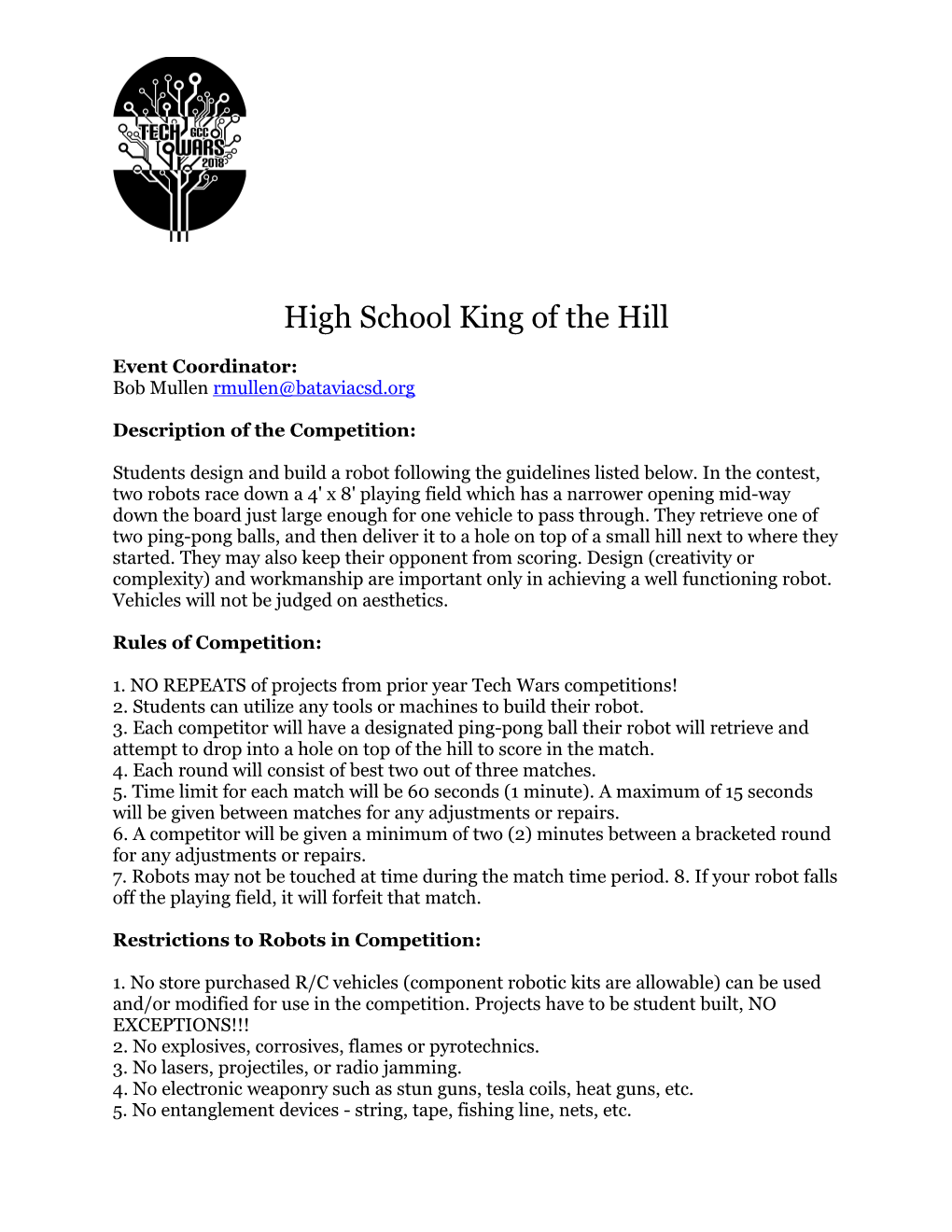 High School King of the Hill