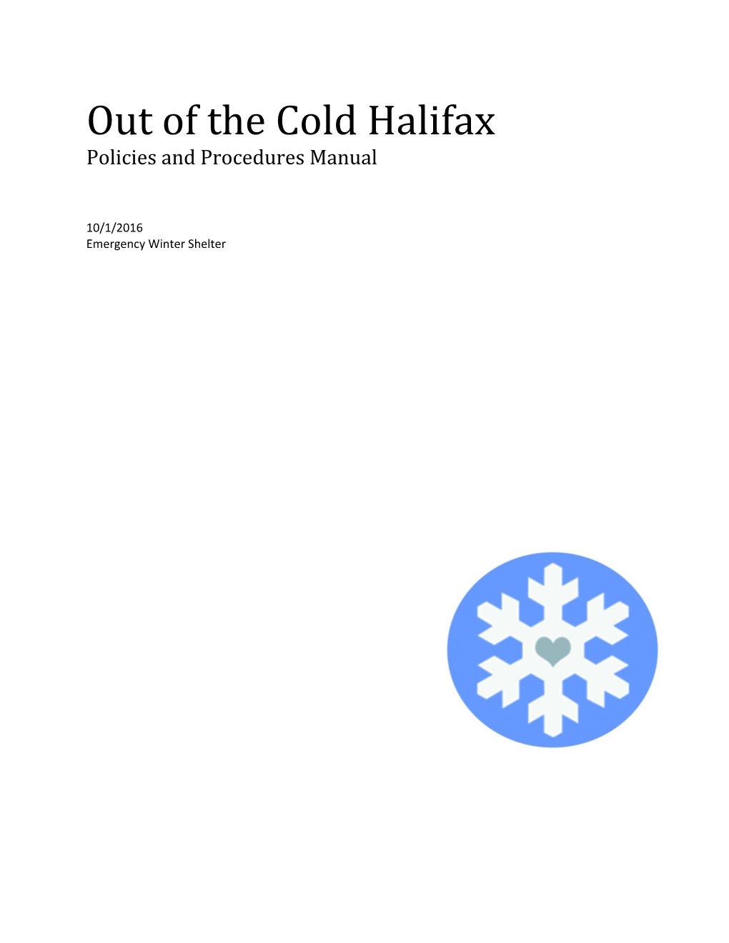Out of the Cold Halifax