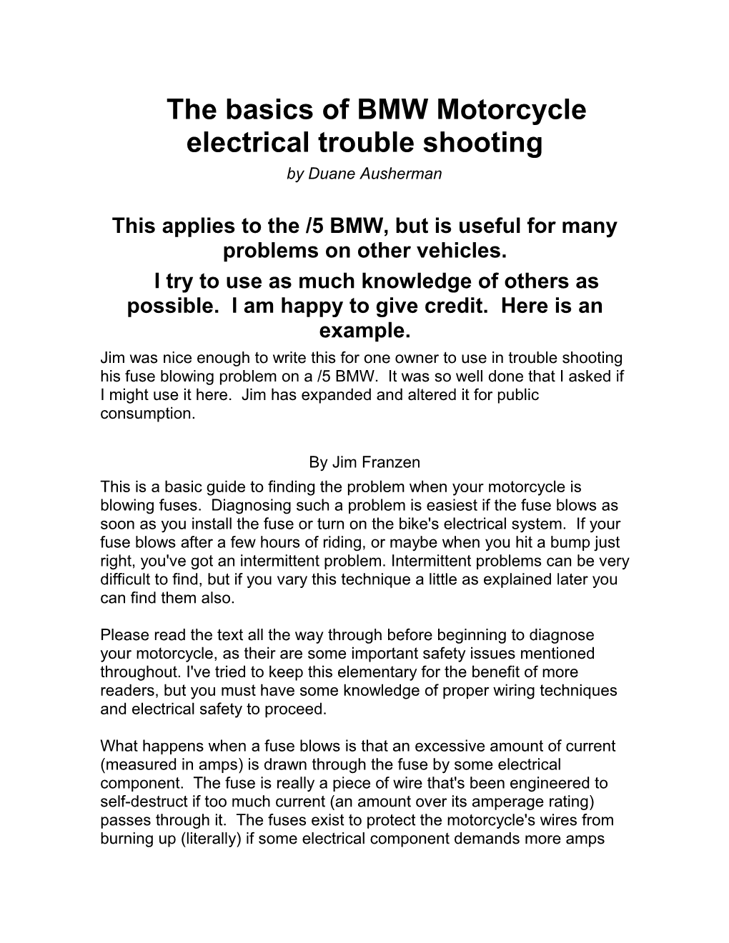 Electrical Trouble Shooting Your BMW Motorcycle, Generators, Alternators, Bike , Problems