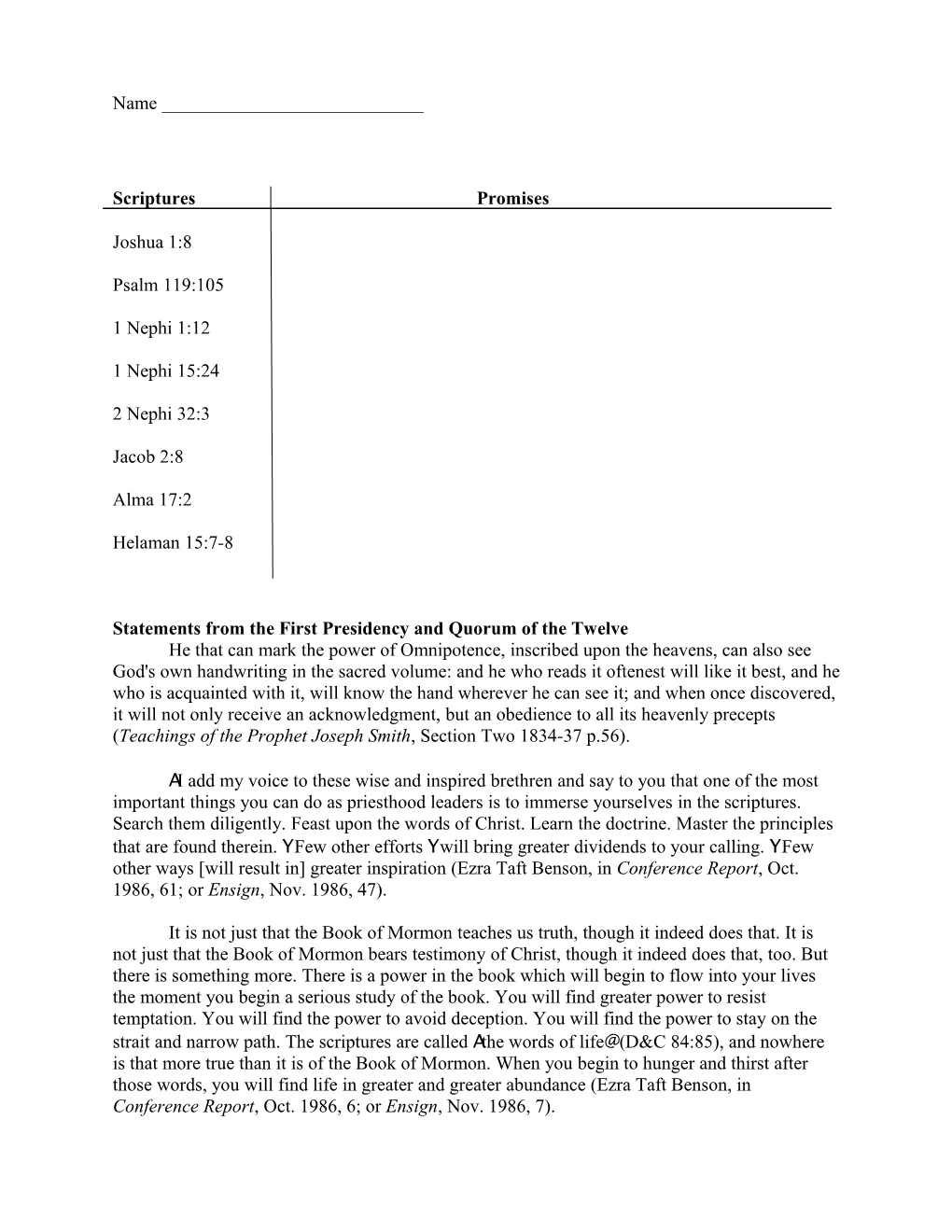 Statements from the First Presidency and Quorum of the Twelve