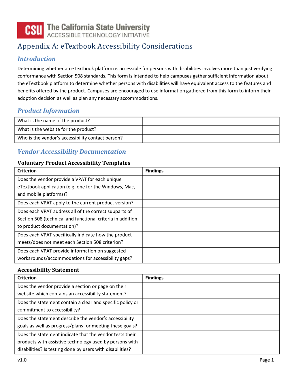 Appendix A: Etextbook Accessibility Considerations