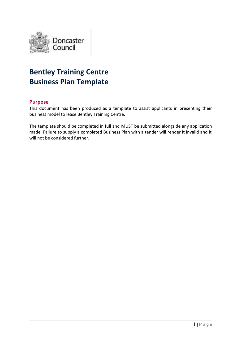 Bentley Training Centre