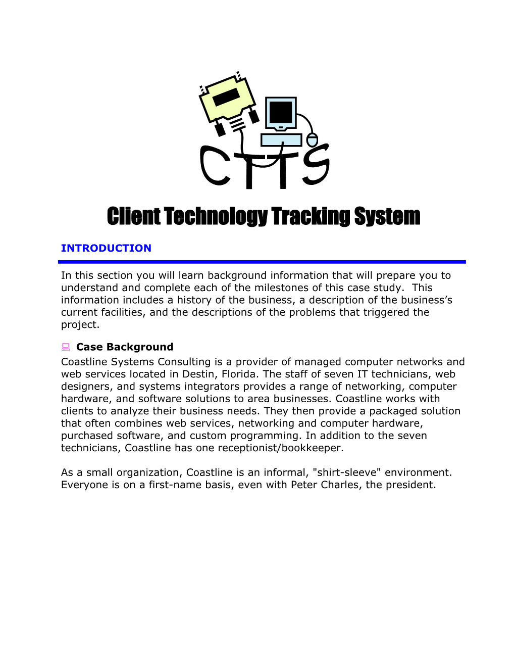 Client Technology Tracking System