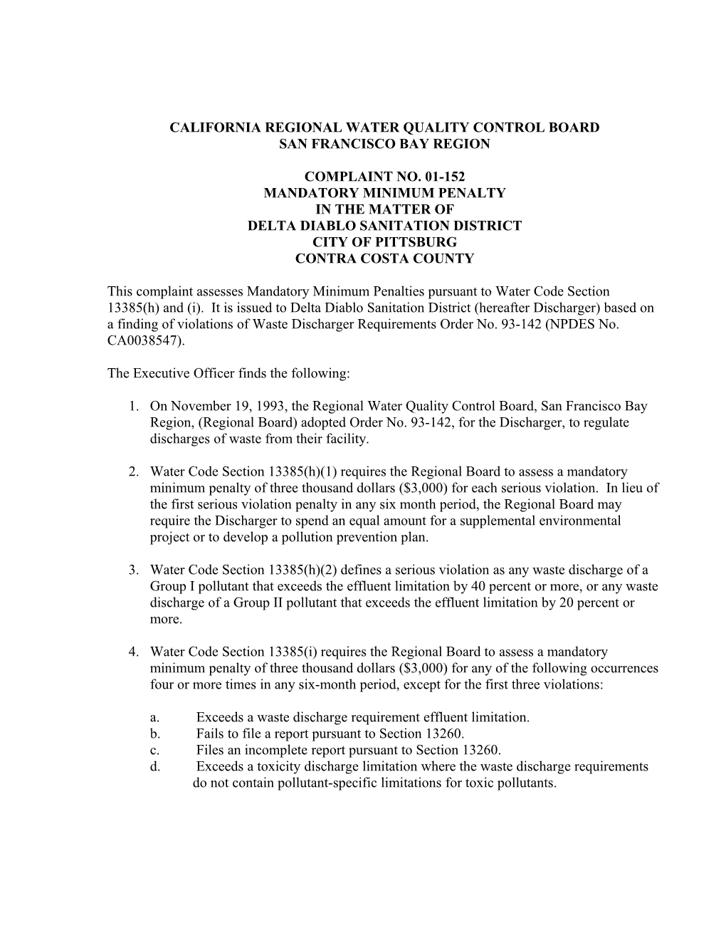 California Regional Water Quality Control Board s71