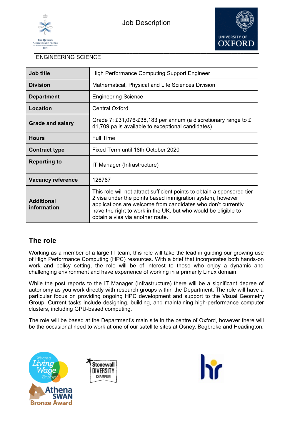 Job Description and Person Specificationselection Criteria s4