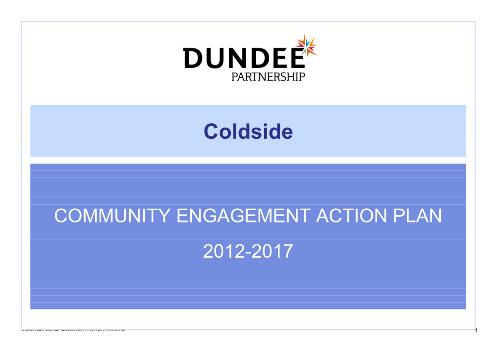 Lochee Local Community Plan Working Documentation