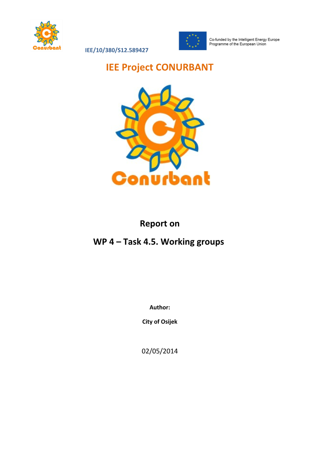 IEE Project CONURBANT