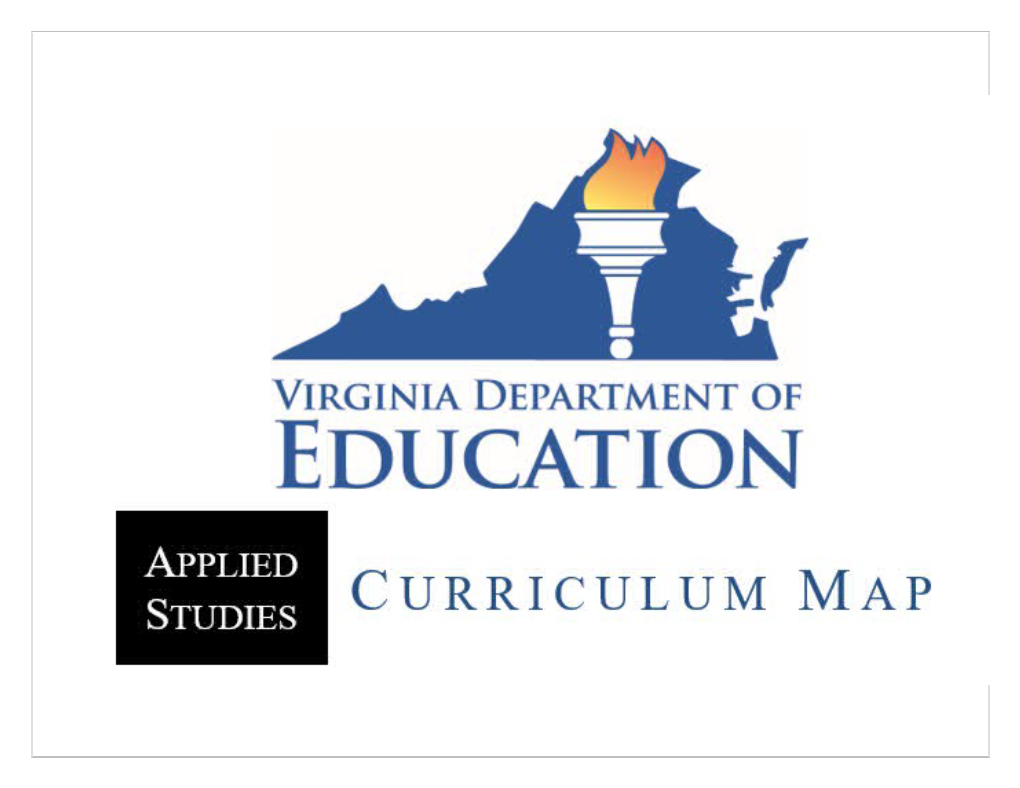 Applied Studies Curriculum Map: Guide