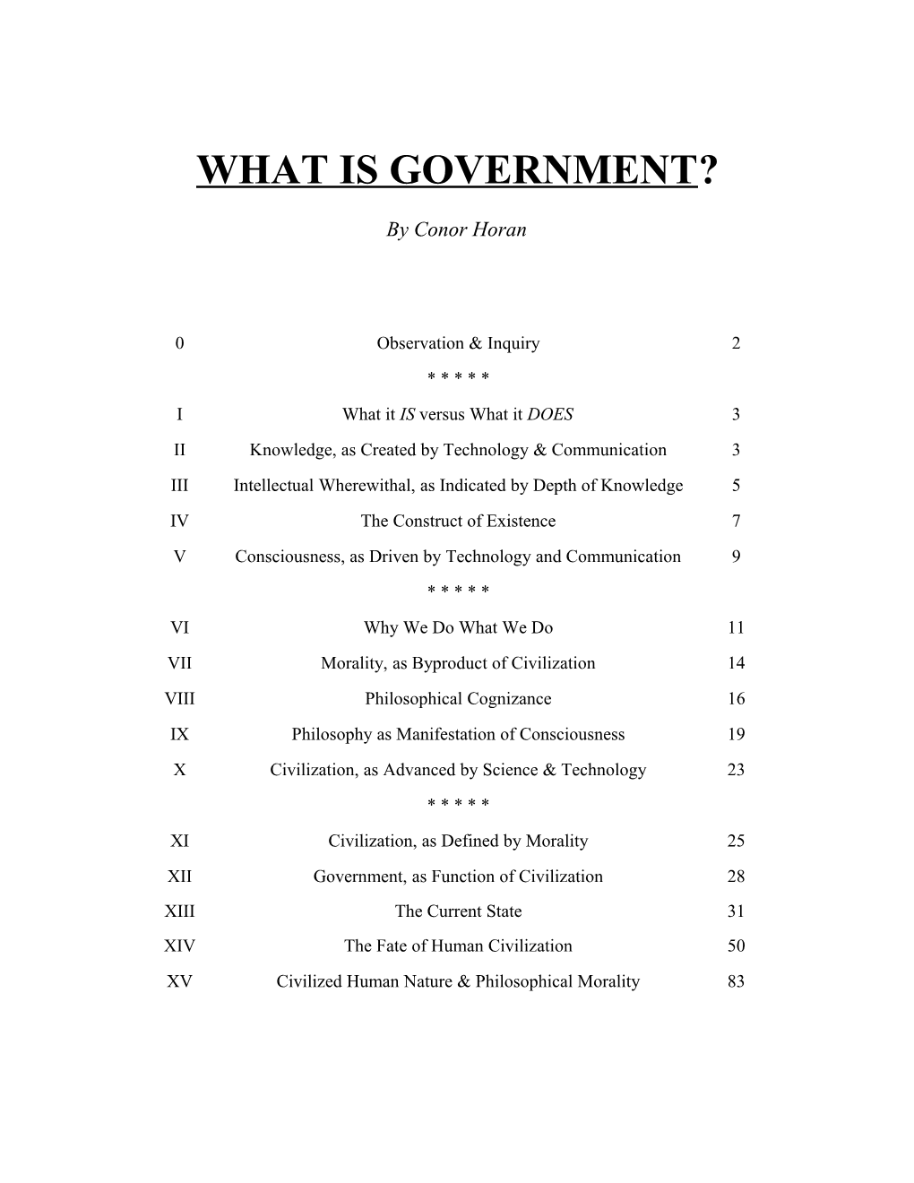 What Is Government