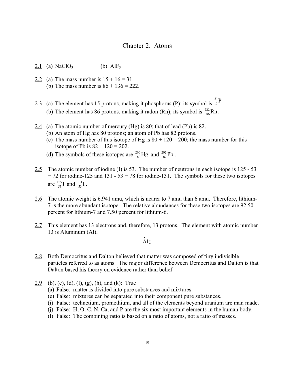 Chapter 1 Matter, Energy, and Measurement