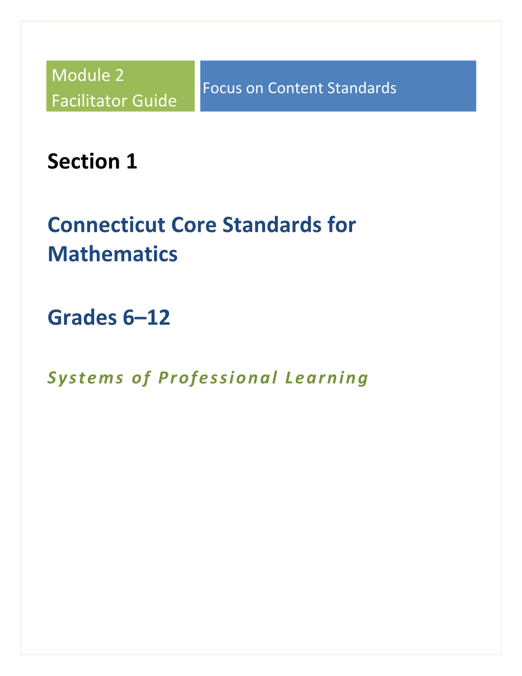 CT Systems of Professional Learning s1