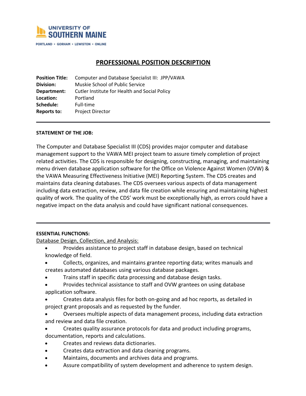 Professional Position Description s3