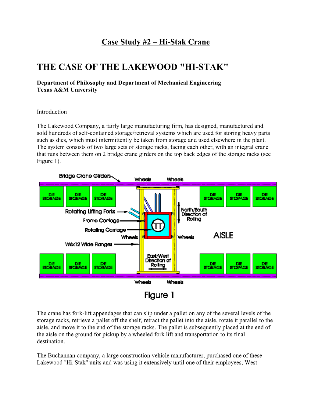 Case Study #2 Hi-Stak Crane