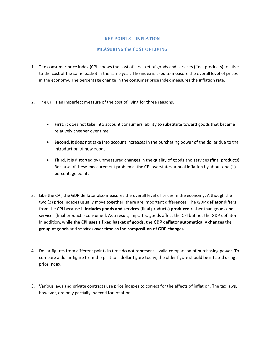 MEASURING the COST of LIVING s1