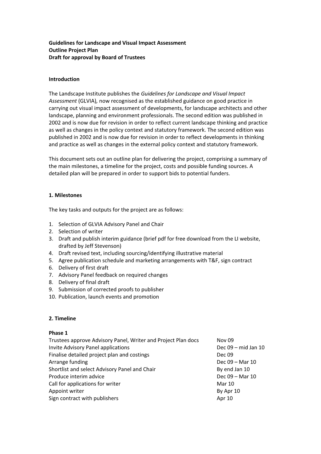 Guidelines for Landscape and Visual Impact Assessment