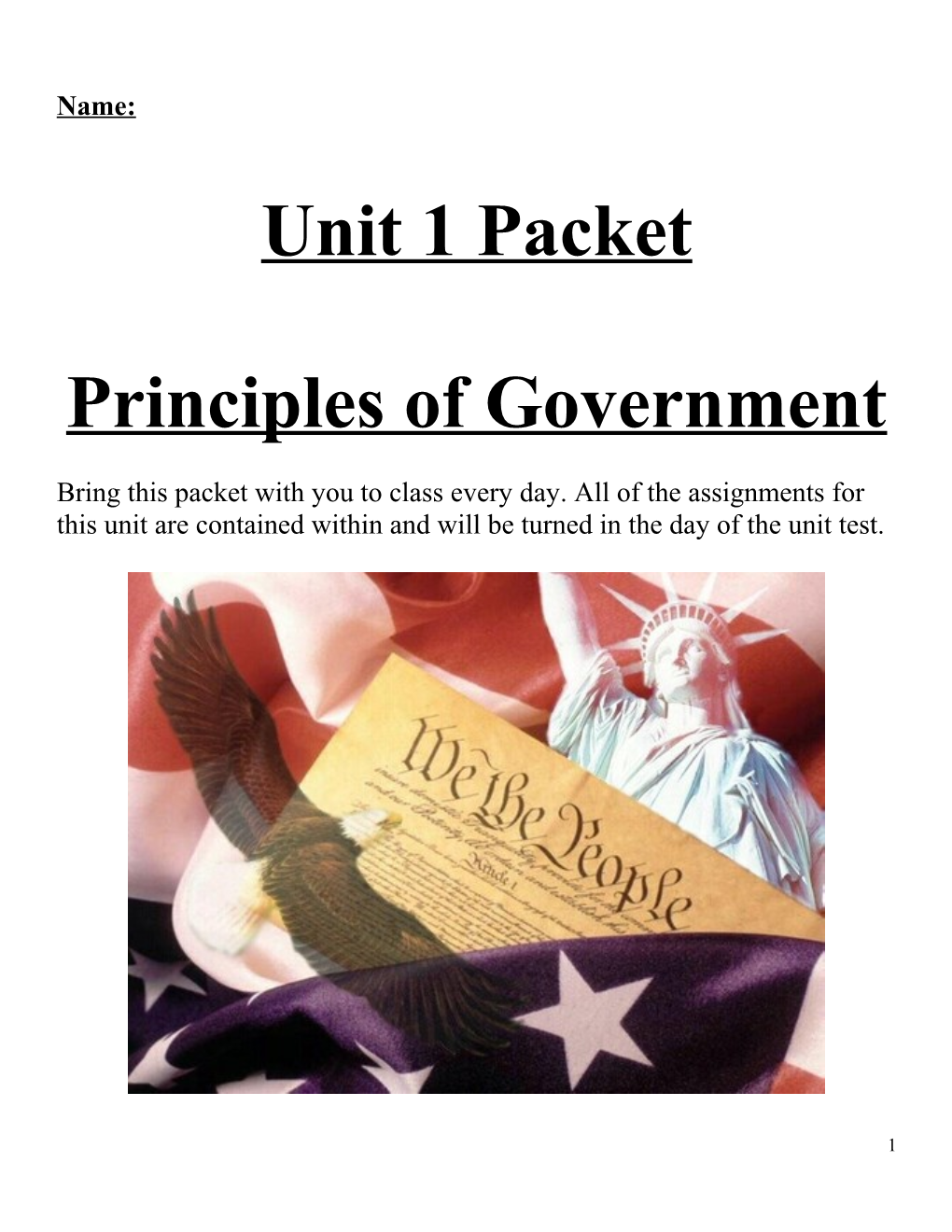 Principles of Government