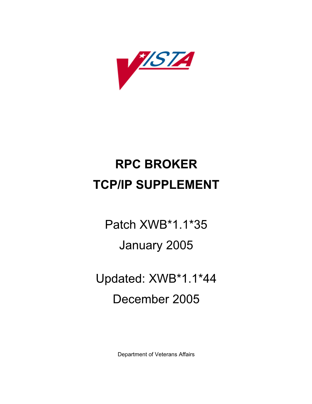 RPC Broker TCP/IP Supplement