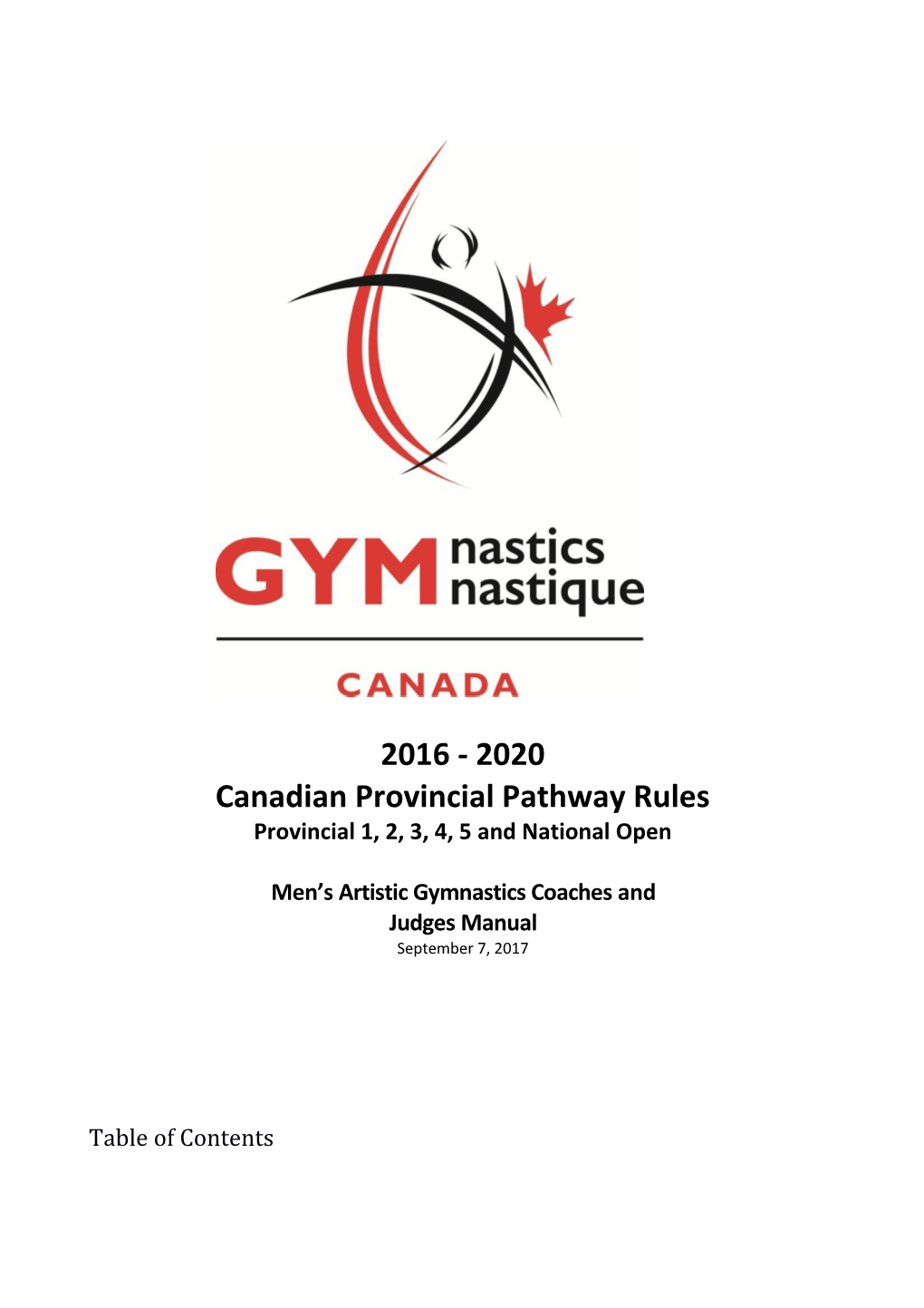 Canadian Provincial Pathway Rules