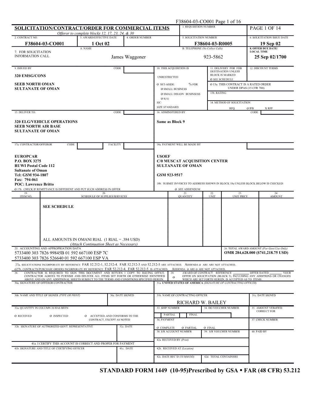 Solicitation/Contract/Order for Commercial Items s1