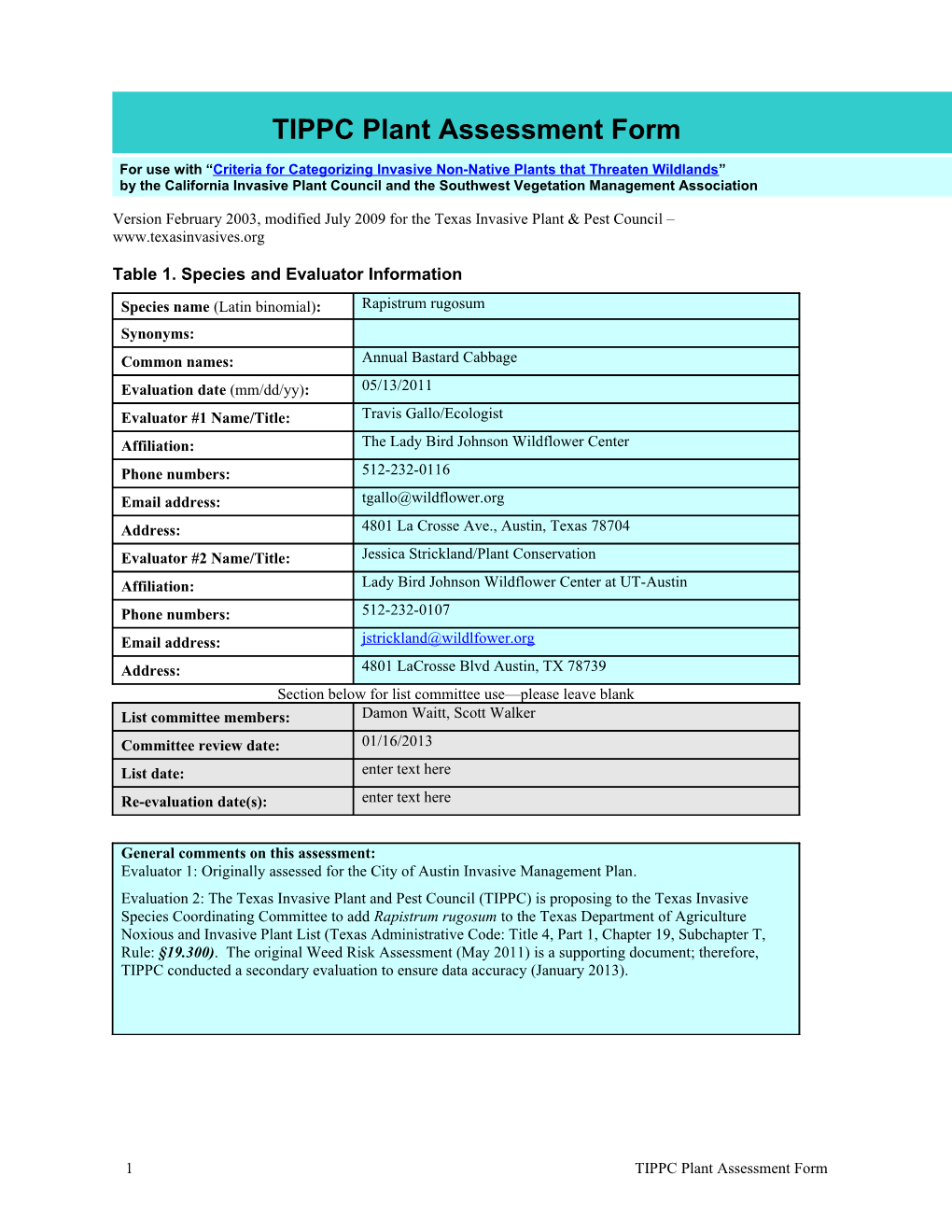 Table of Contents s269