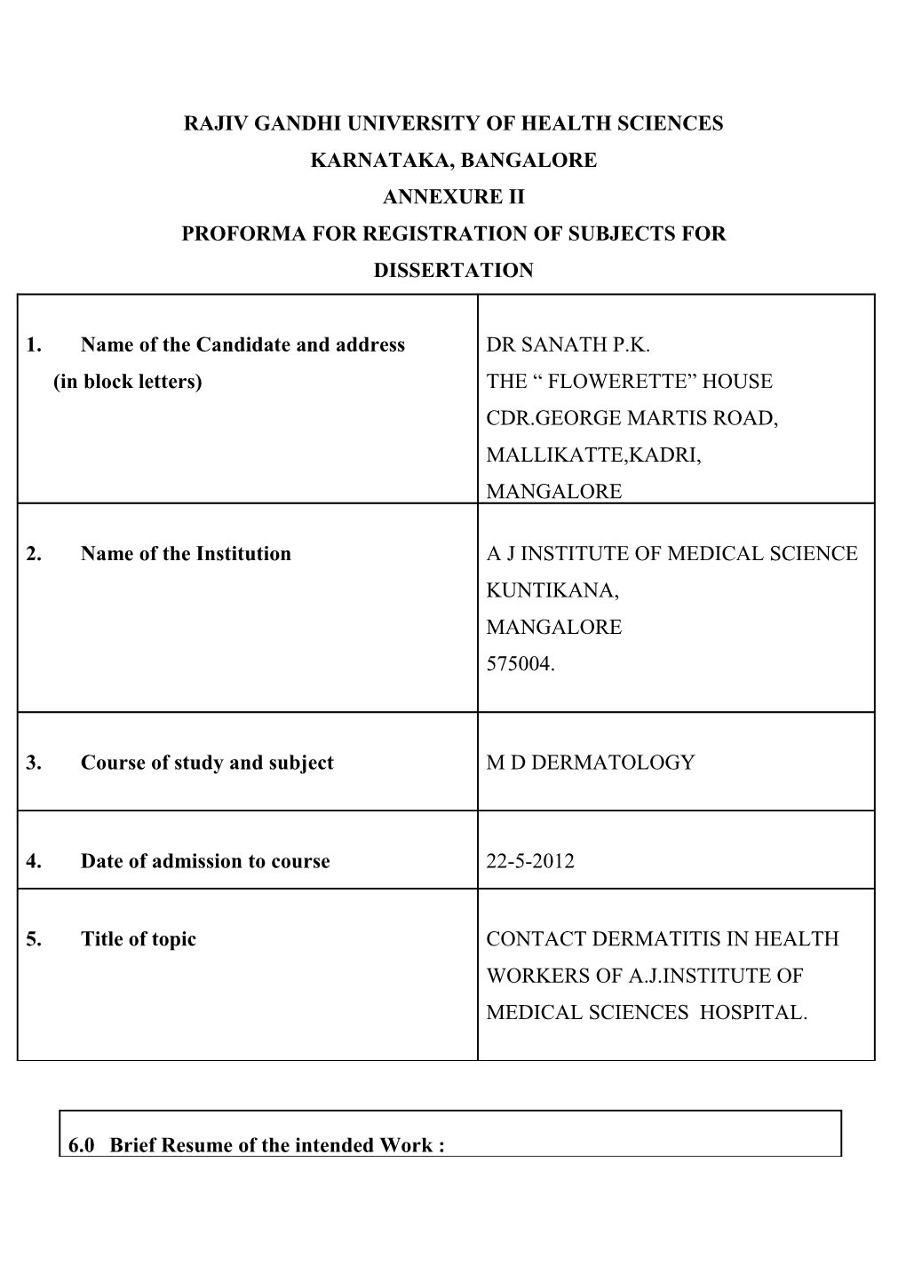 Rajiv Gandhi University of Health Sciences s72