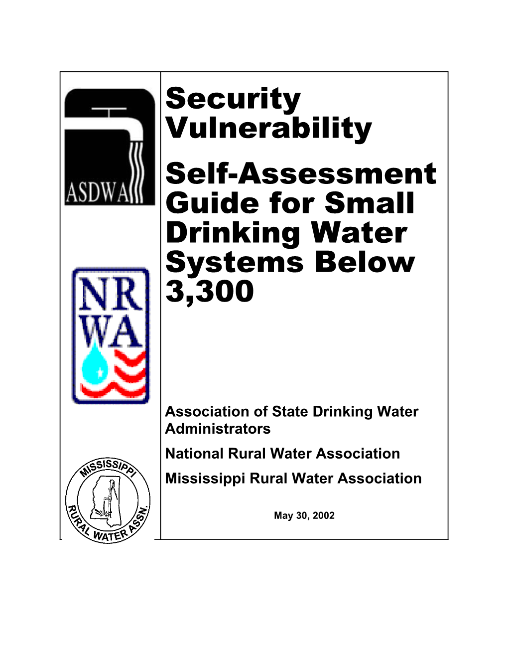 Security Vulnerability Self-Assessment Guide for Small Water Systems 4