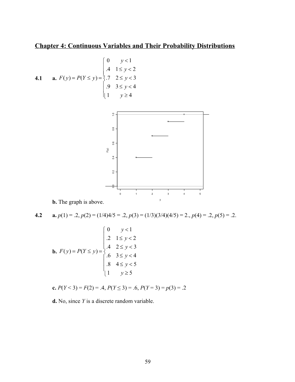 Chapter 4: Continuous Variables and Their Probability Distributions