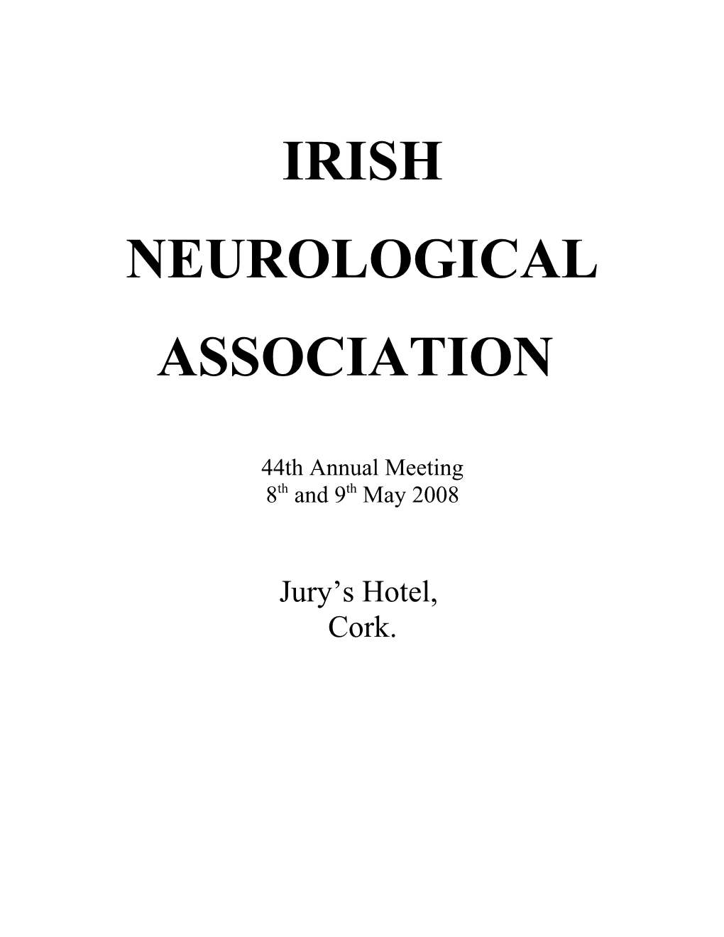 Irish Neurological Association