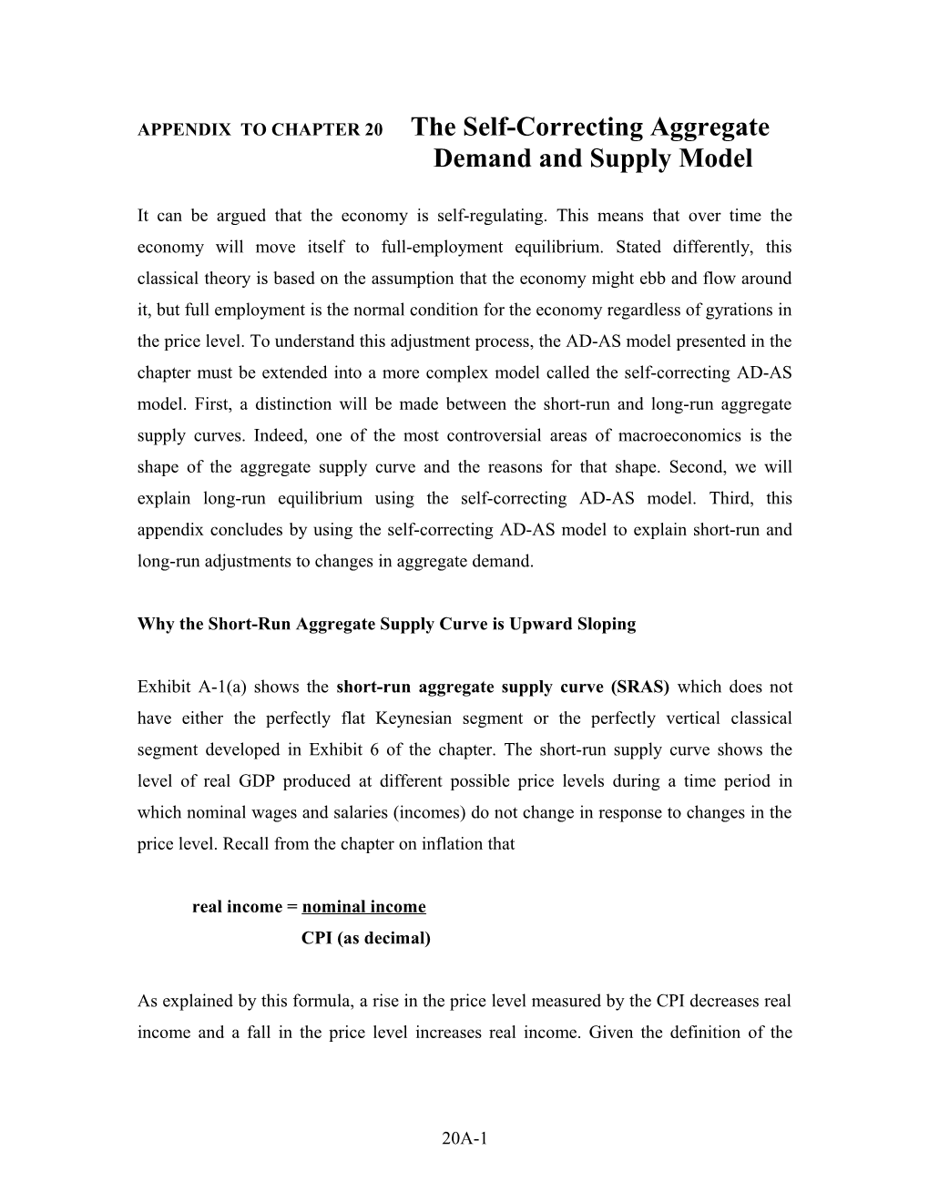 APPENDIX D to CHAPTER 10 the Self-Correcting Aggregate