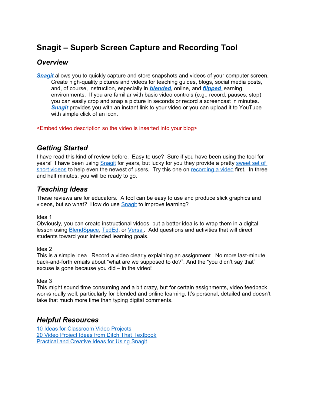 Snagit Superb Screen Capture and Recording Tool