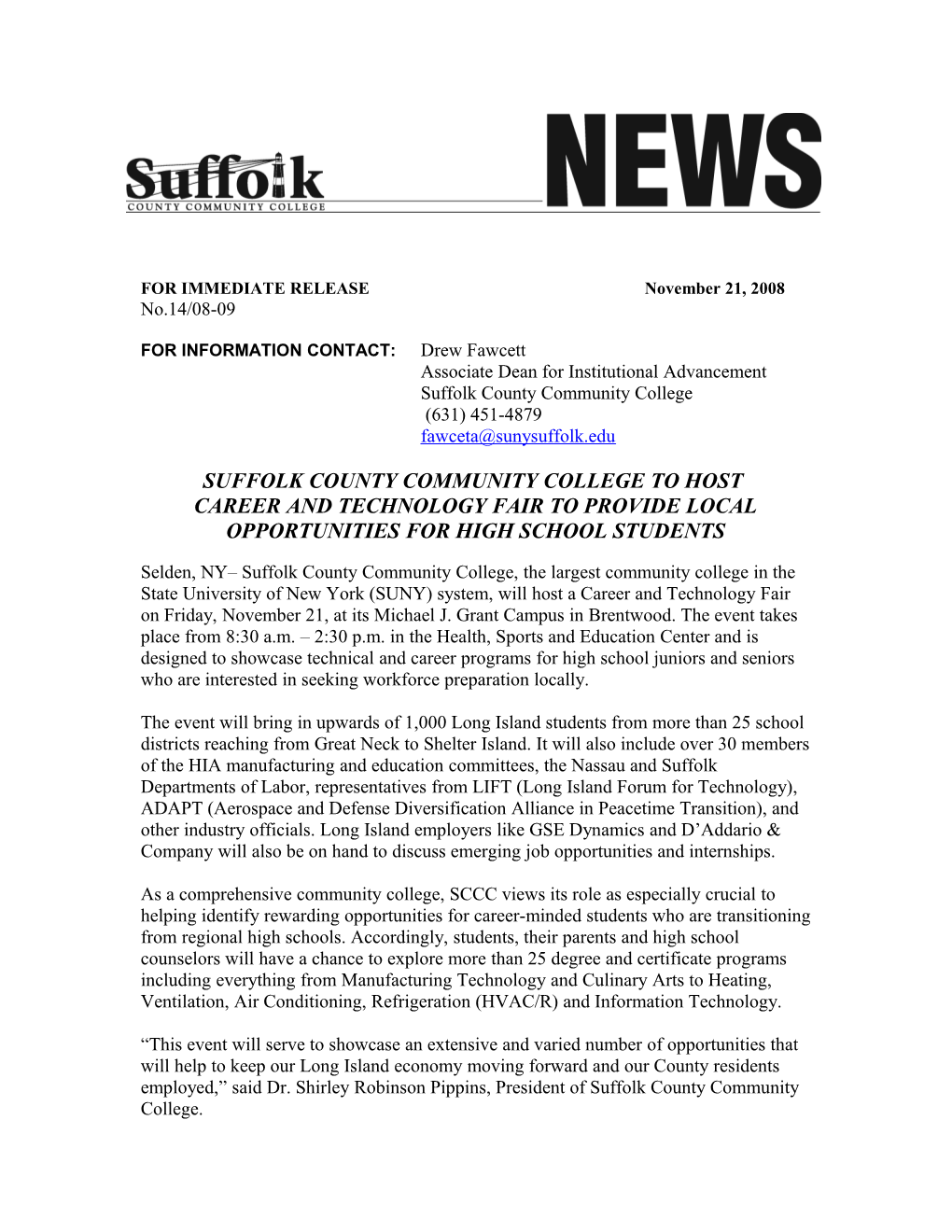 Suffolk County Community College s10