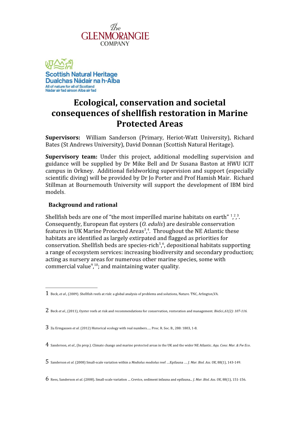 Ecological, Conservation and Societal Consequences of Shellfish Restoration in Marine