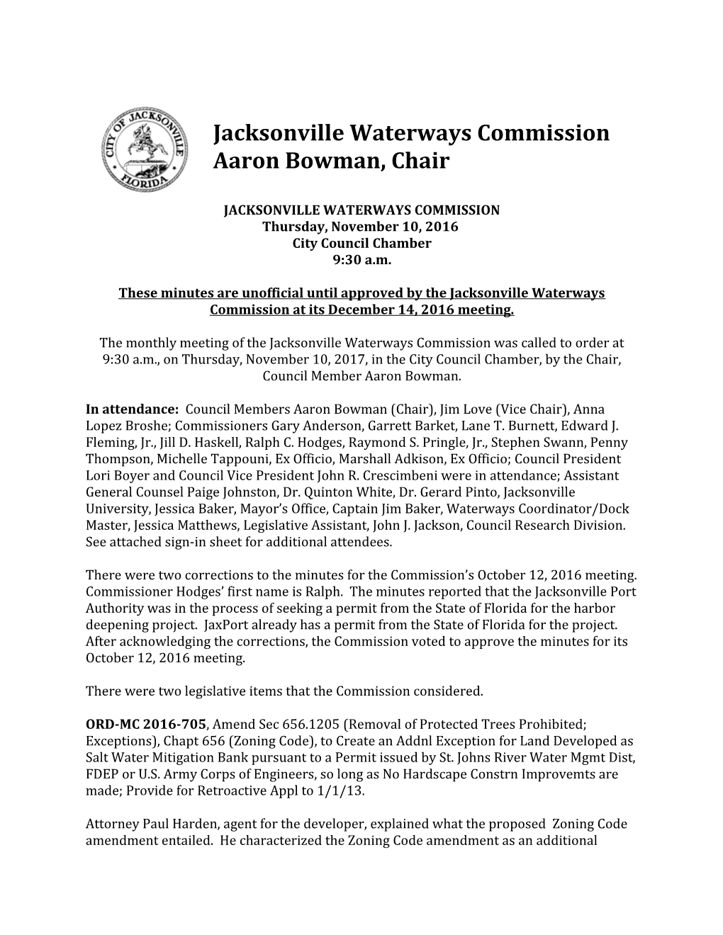 Jacksonville Waterways Commission s3