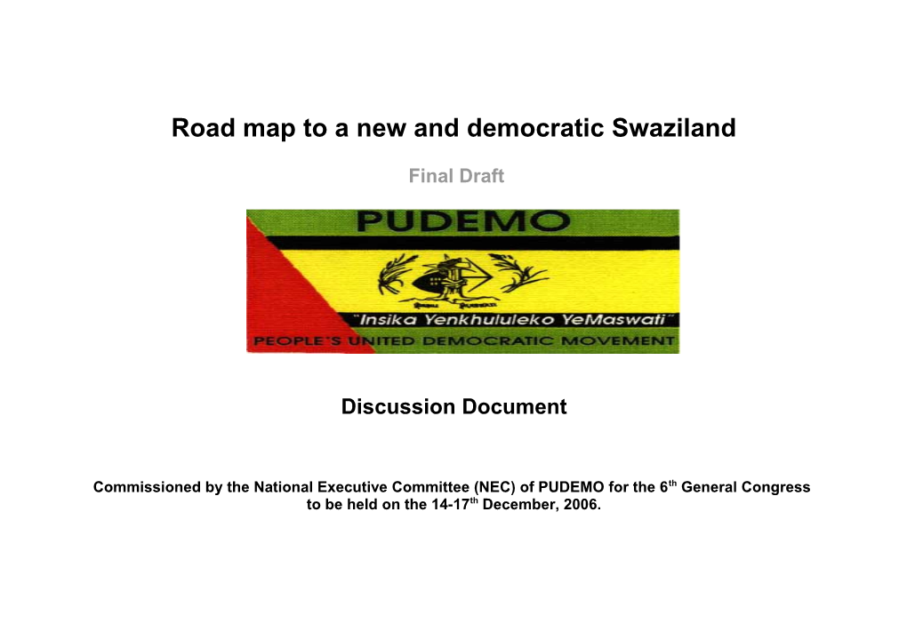 The Road to Liberation and Democracy in Swaziland Goes Through Mass Action and Popular Struggles