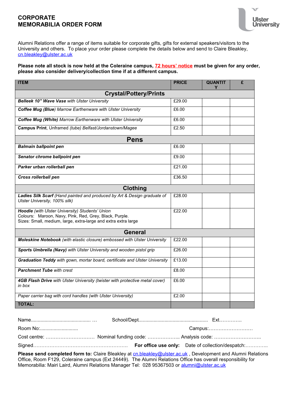 Stock Issued to Coleraine s1