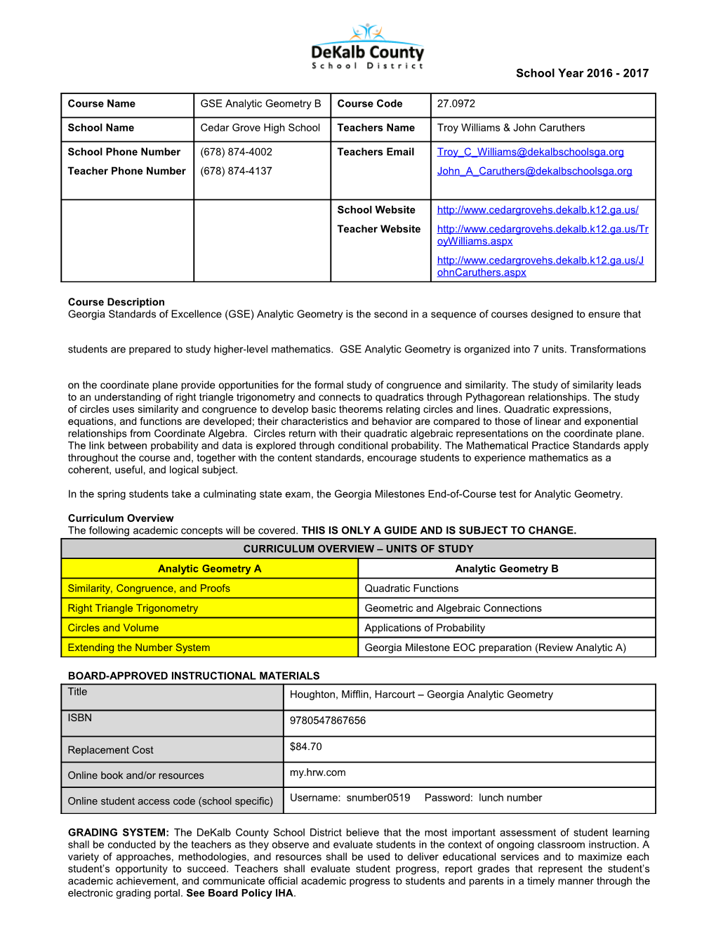 Sixth Grade Mathematics Syllabus s3