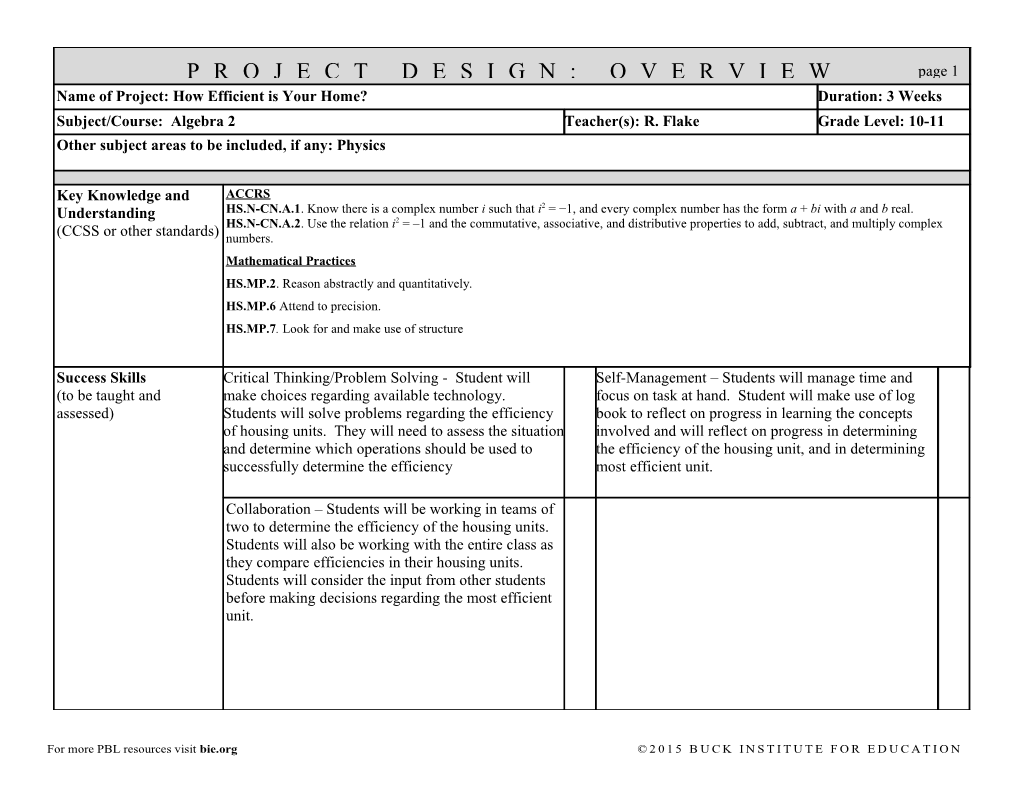 PROJECT OVERVIEW Page 1 s2