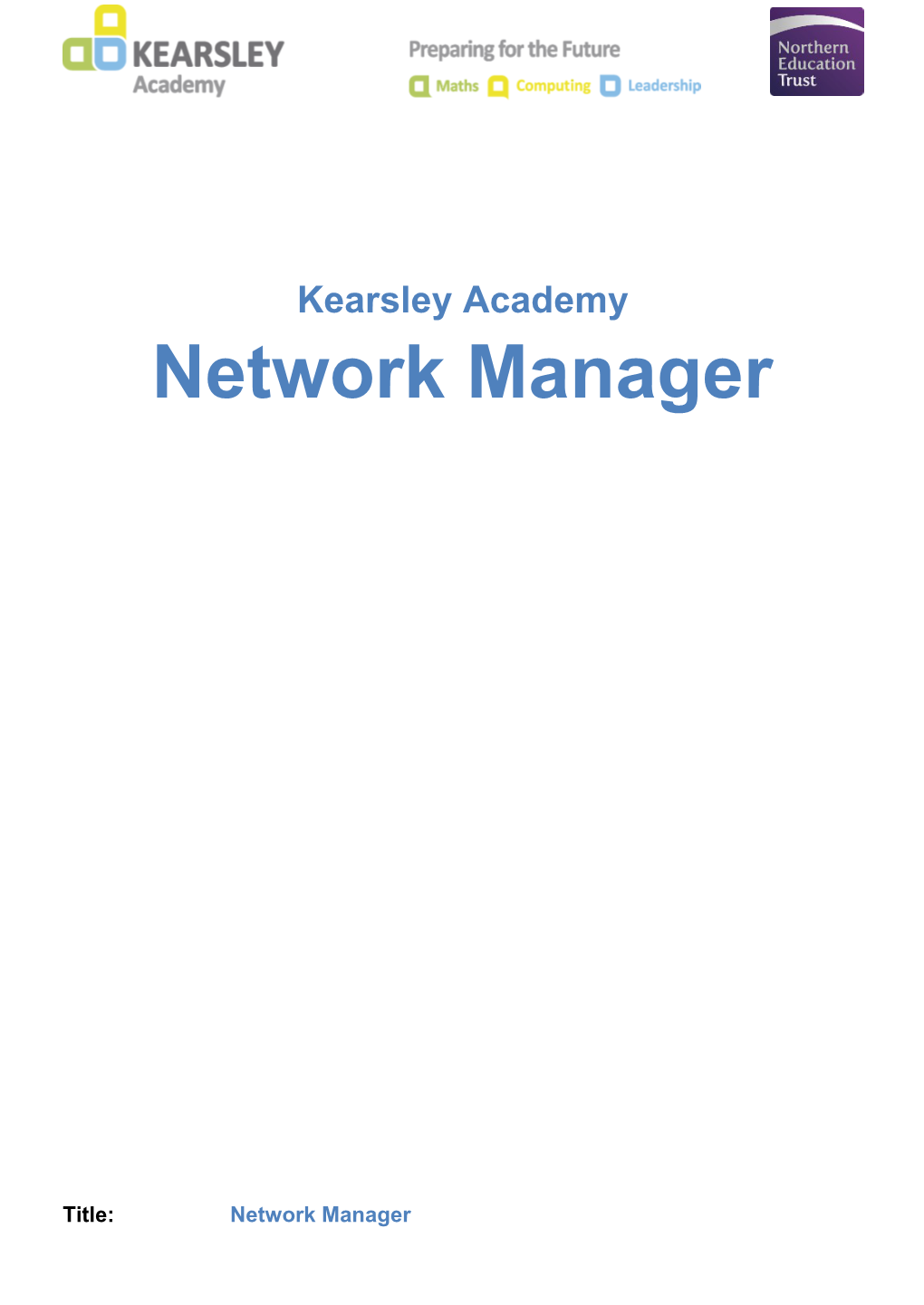 Title:Network Manager