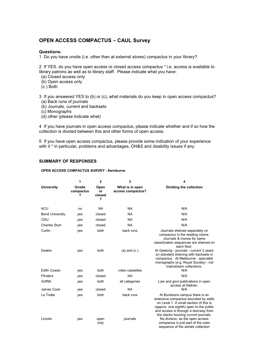 5 We Decided to Place Serials in Open Stack As Its Far Easier to Page (Request) Books From