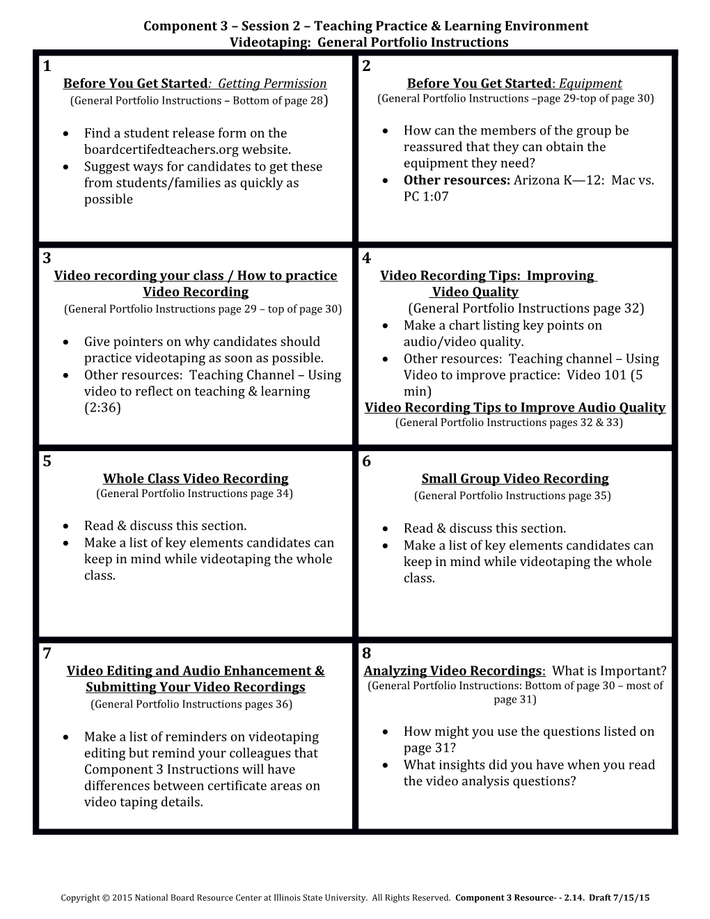 Component 3 Session 2 Teaching Practice & Learning Environment