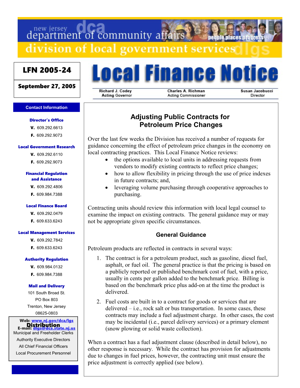 Local Finance Notice 2005-24September 27, 2005Page 1