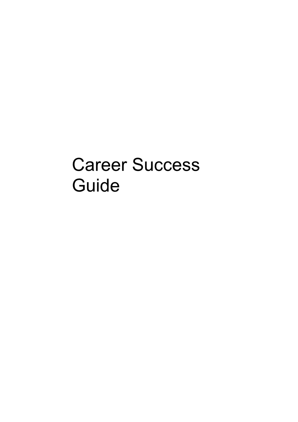 Careers-Success-Guide