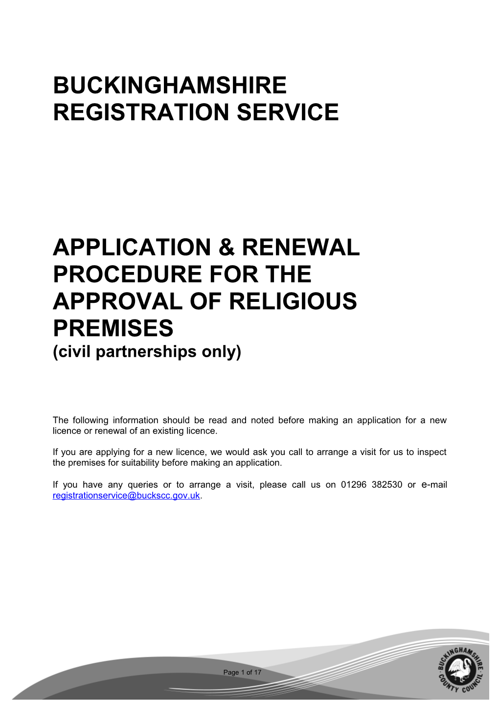 Buckinghamshire Registration Service