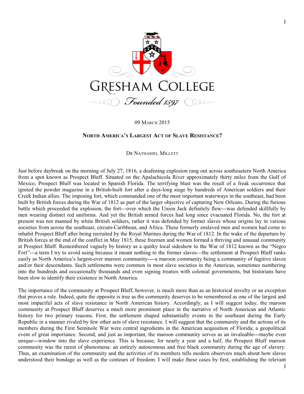 Reconsidering the Origins, Course, and Consequences of the First Seminole War